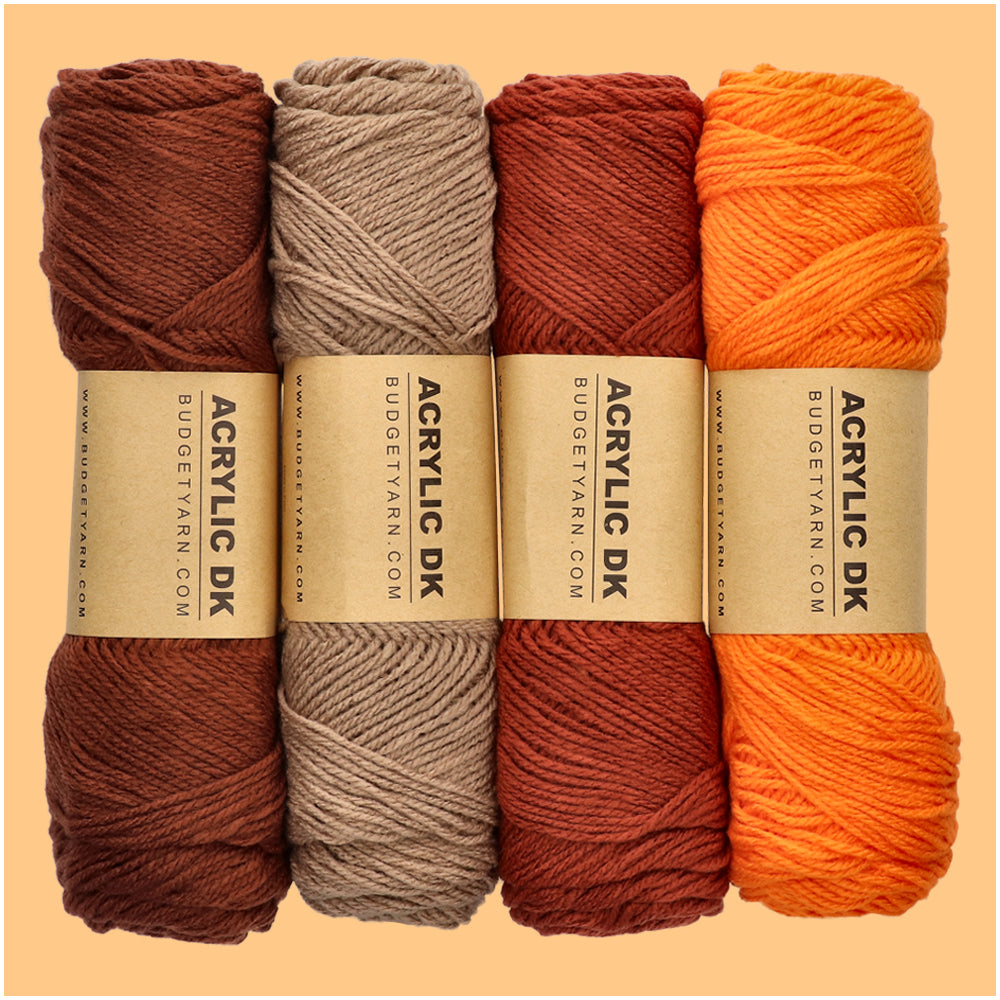 Budgetyarn Acrylic DK 026 Satay (4)