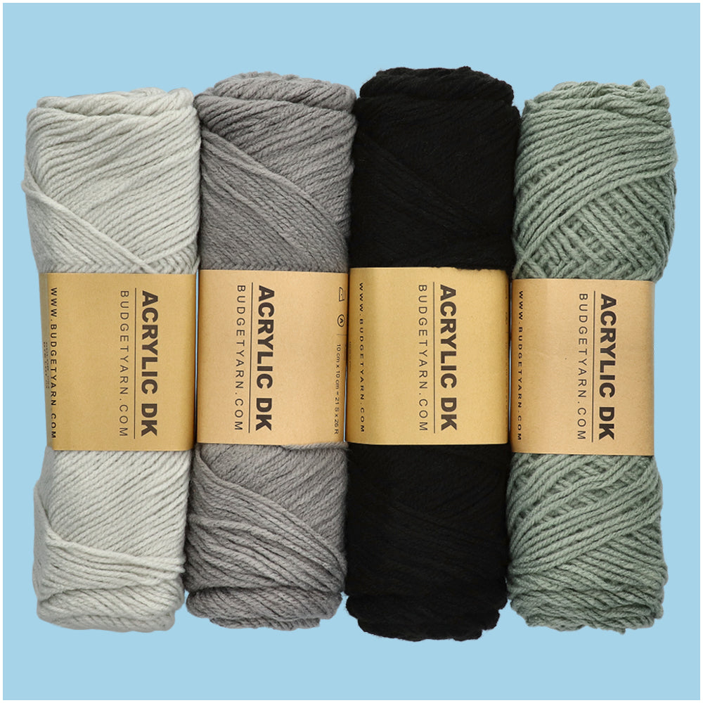 Budgetyarn Acrylic DK 098 Graphite (4)
