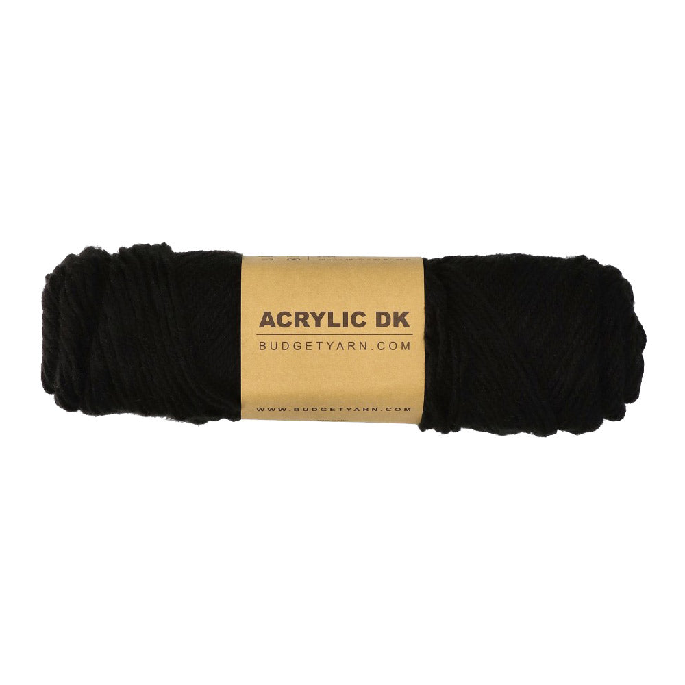 Budgetyarn Acrylic DK 100 Black