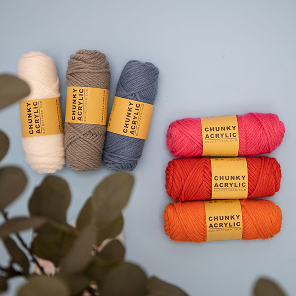 Chunky acrylic — sfeerbeeld met Budgetyarn Chunky Acrylic (2)