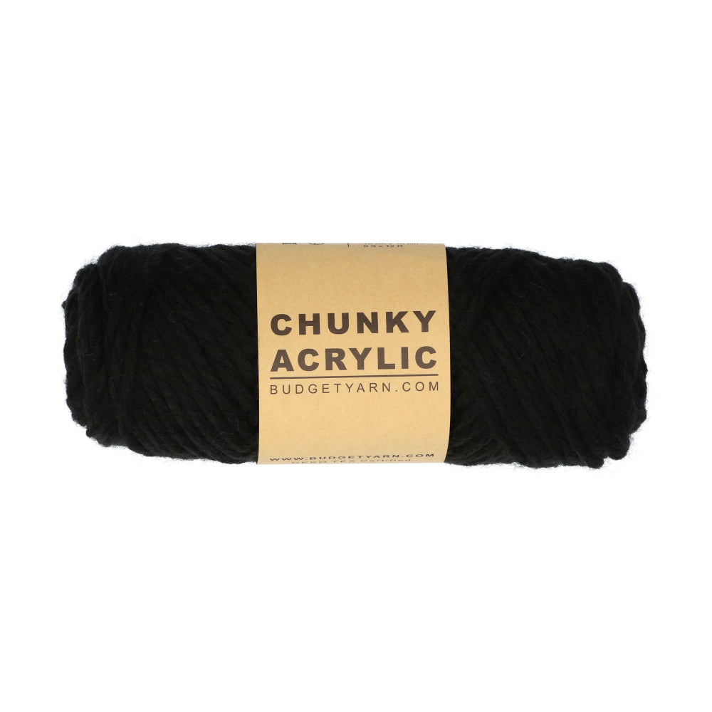 Budgetyarn Chunky Acrylic 100 Black