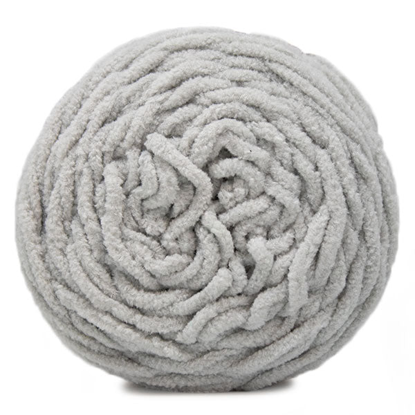 Budgetyarn Chunky Chenille 095 Soft Grey (2)