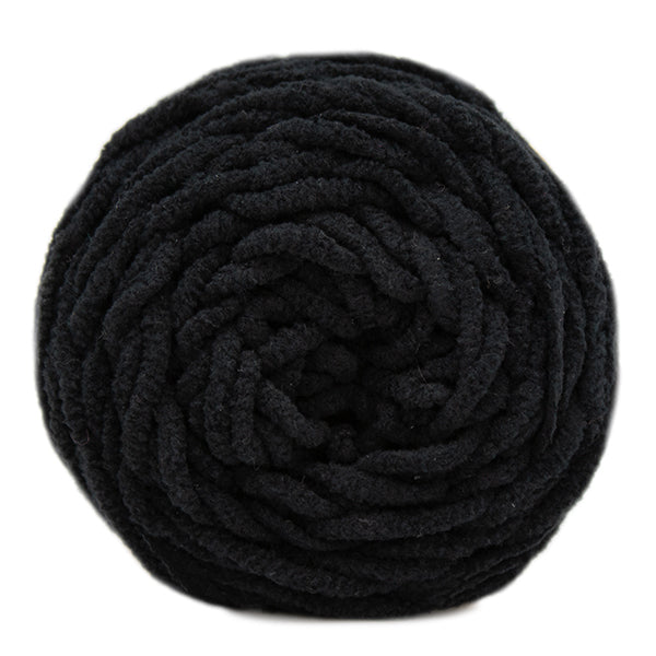 Budgetyarn Chunky Chenille 100 Black (2)