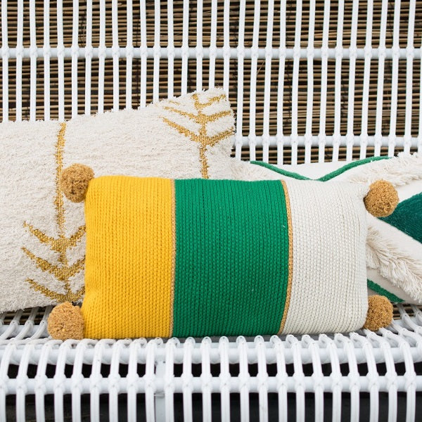 Touch of gold kussen haakpakket — gemaakt met Budgetyarn Cotton DK
