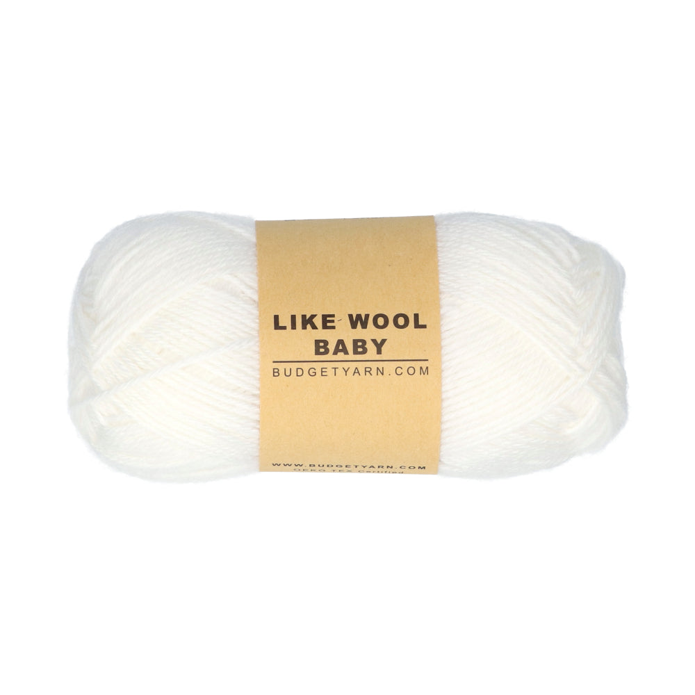 Budgetyarn Like Wool Baby 001 White