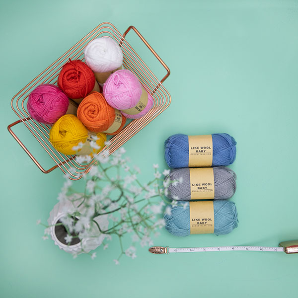 Like wool baby — sfeerbeeld met Budgetyarn Like Wool Baby