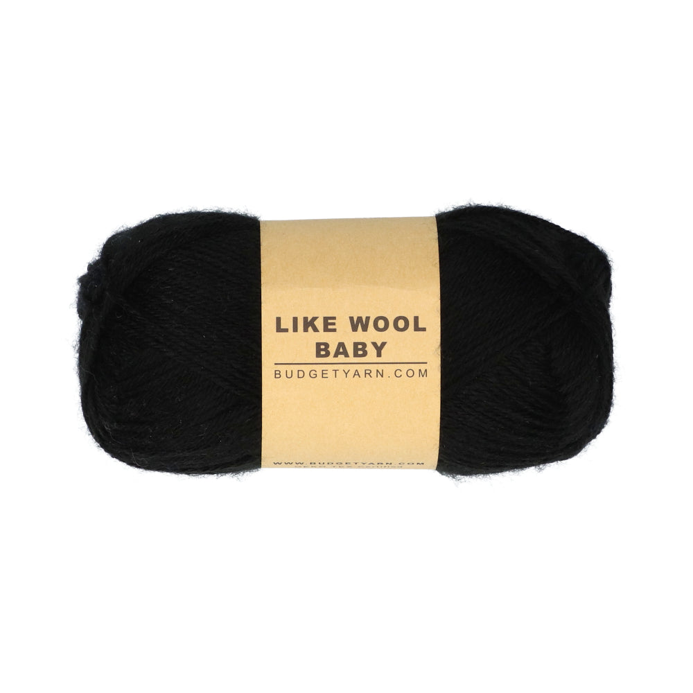 Budgetyarn Like Wool Baby 100 Black