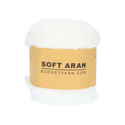 Budgetyarn Soft Aran 001 White
