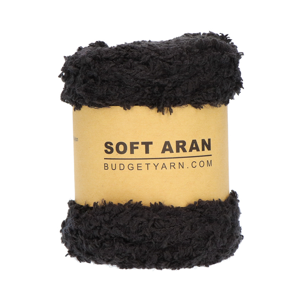 Budgetyarn Soft Aran 100 Black