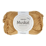 Drops Muskat Uni Colour 85 Mosterd