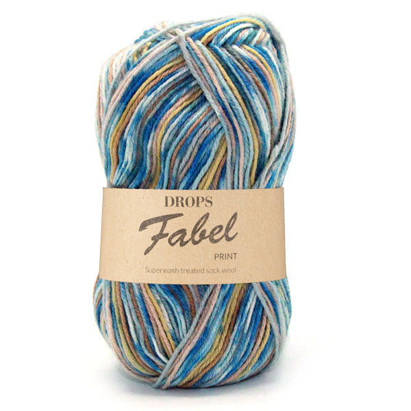 Drops Fabel Print 910 Sea Mist