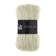 Lana Grossa Setasuri 036 Parelbeige - bol zacht kantgaren van alpaca en zijde in de afgebeelde kleur