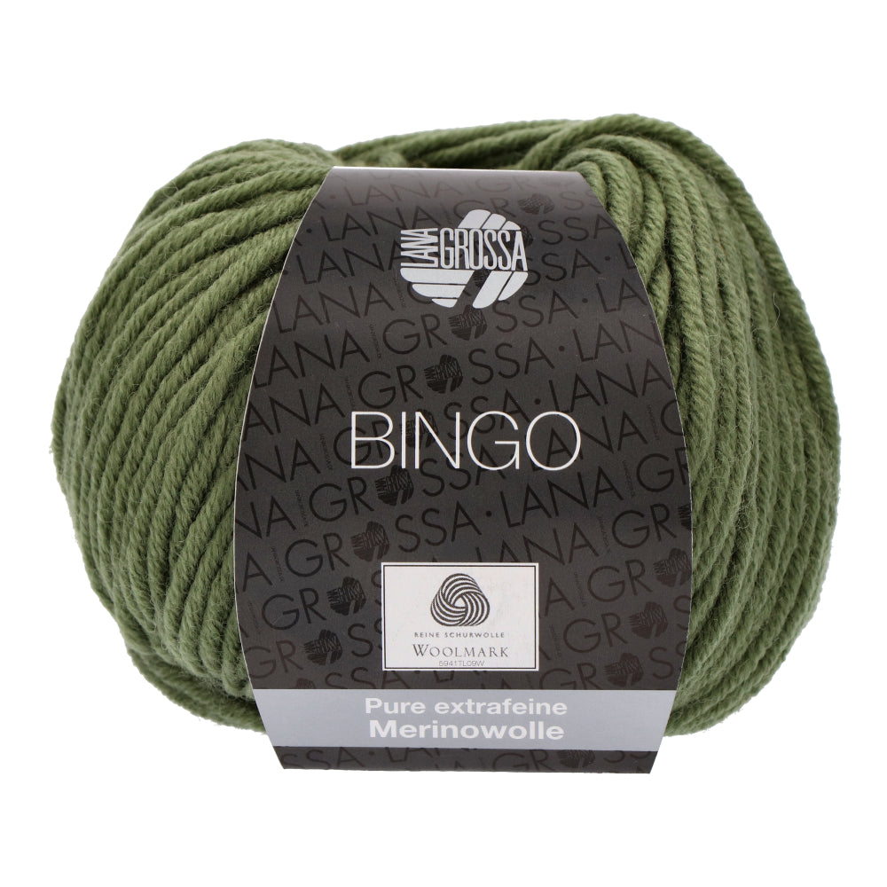 Lana Grossa Bingo 742 Olijfgroen