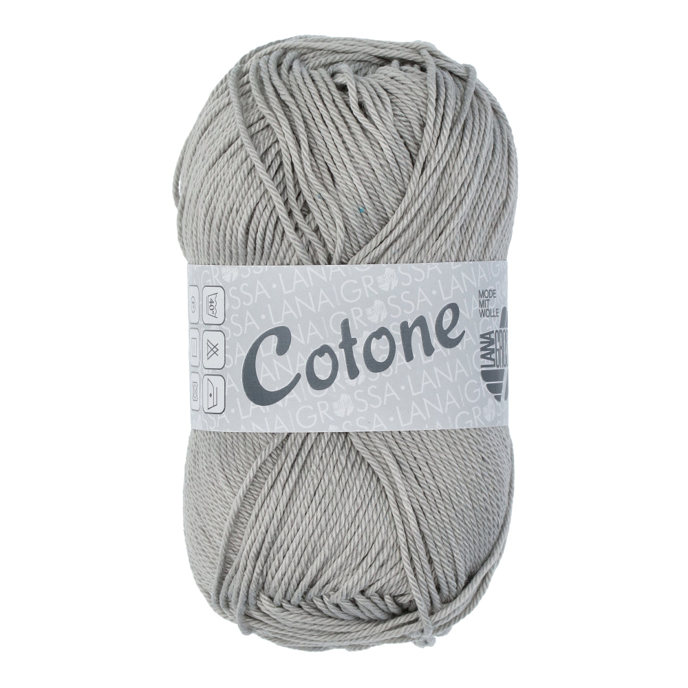 Lana Grossa Cotone 027 Lichtgrijs