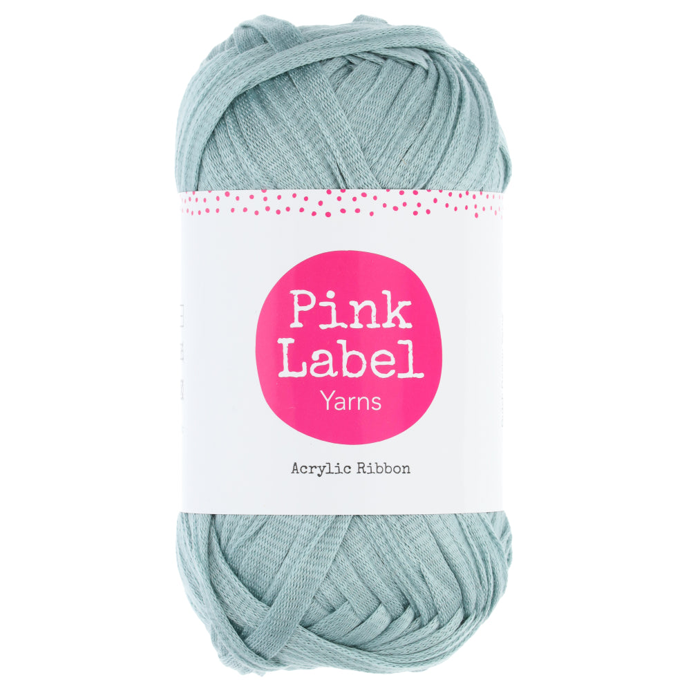 Pink Label Acrylic Ribbon 033 Romy - Stone blue