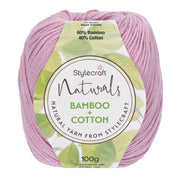 Stylecraft Naturals - Bamboo + Cotton DK 7137 Lilac