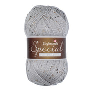 Stylecraft Special Aran with Wool - Nepp shades 5516 Silver Nepp