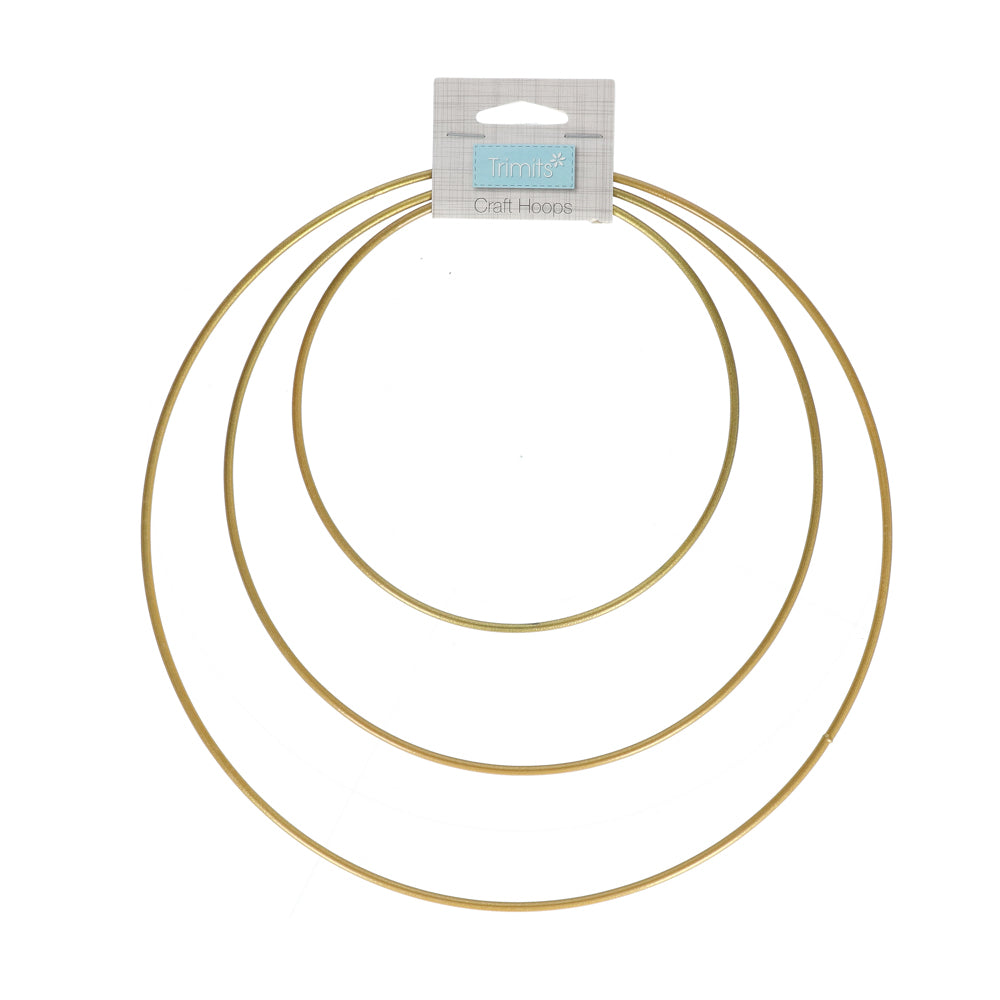 Trimits Metalen Ring 15-25 cm 01 Gold (3 stuks)