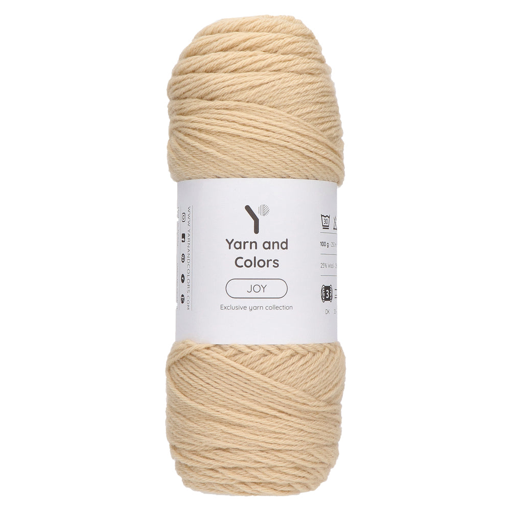 Yarn and Colors Joy 009 Limestone - bol garen in deze kleur