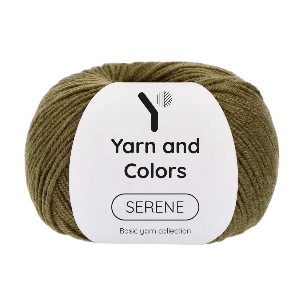 Yarn and Colors Serene 090 Olive - bol garen in deze kleur
