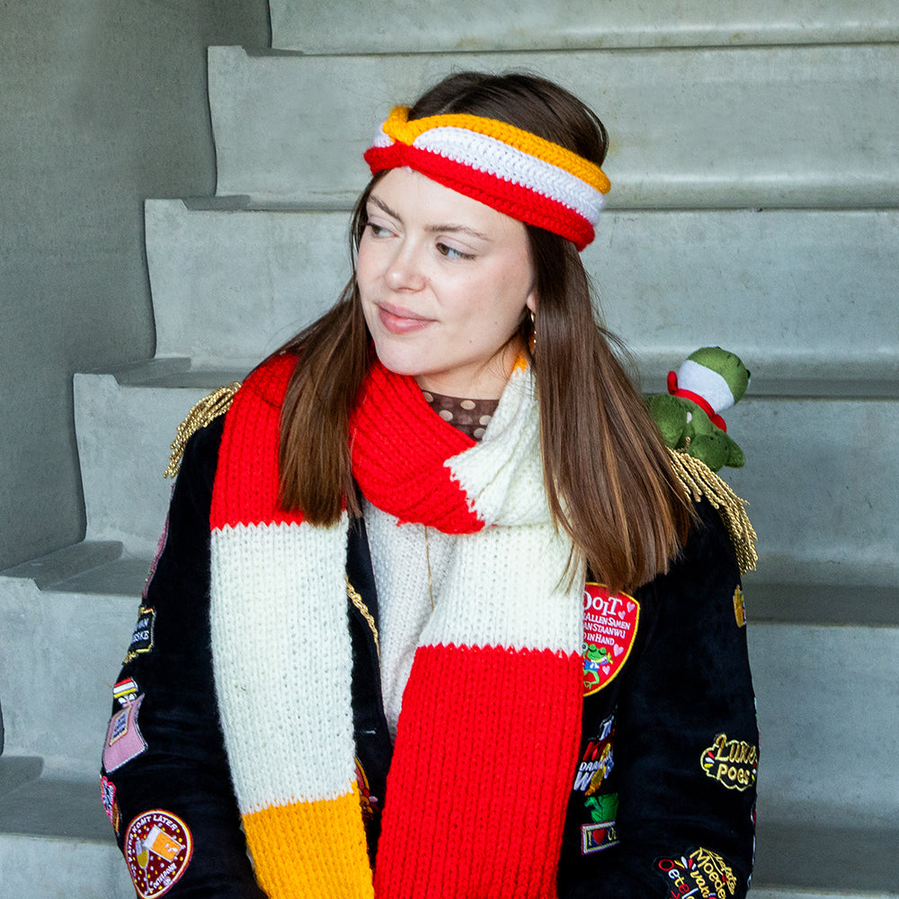 Carnavalshoofdband — gemaakt met Carnaval Hoofdband Haakpatroon (2)