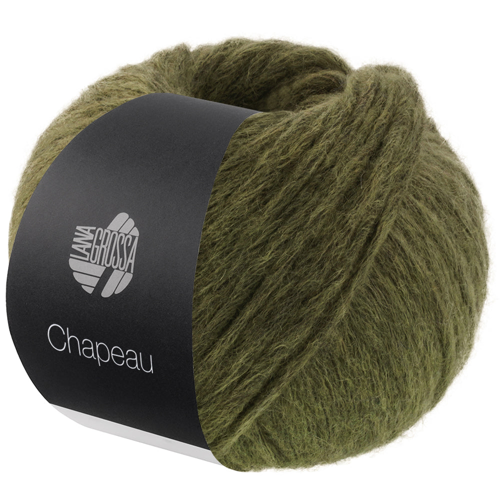 Lana Grossa Chapeau 004 Donkerolijf - bol zacht volumegaren met Lana Grossa banderol