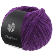 Lana Grossa Chapeau 009 Donkerviolet - bol zacht volumegaren met Lana Grossa banderol