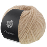 Lana Grossa Chapeau 018 Beige - productfoto van het zachte volumegaren