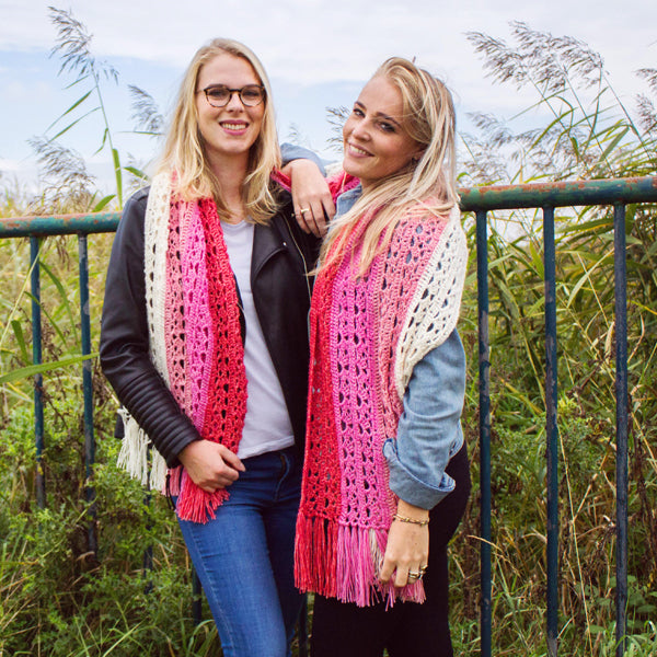 Charming Ajour Omslagdoek Haakpakket (2)