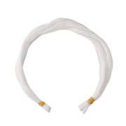 Chenille draad pijpenrager wit: 50cm