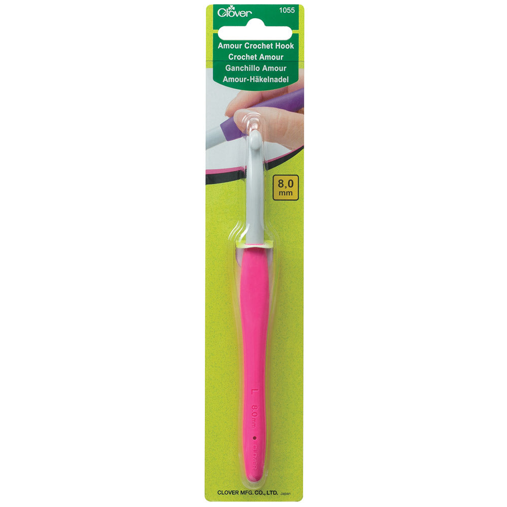 Clover Amour haaknaald 8,0 mm (2)