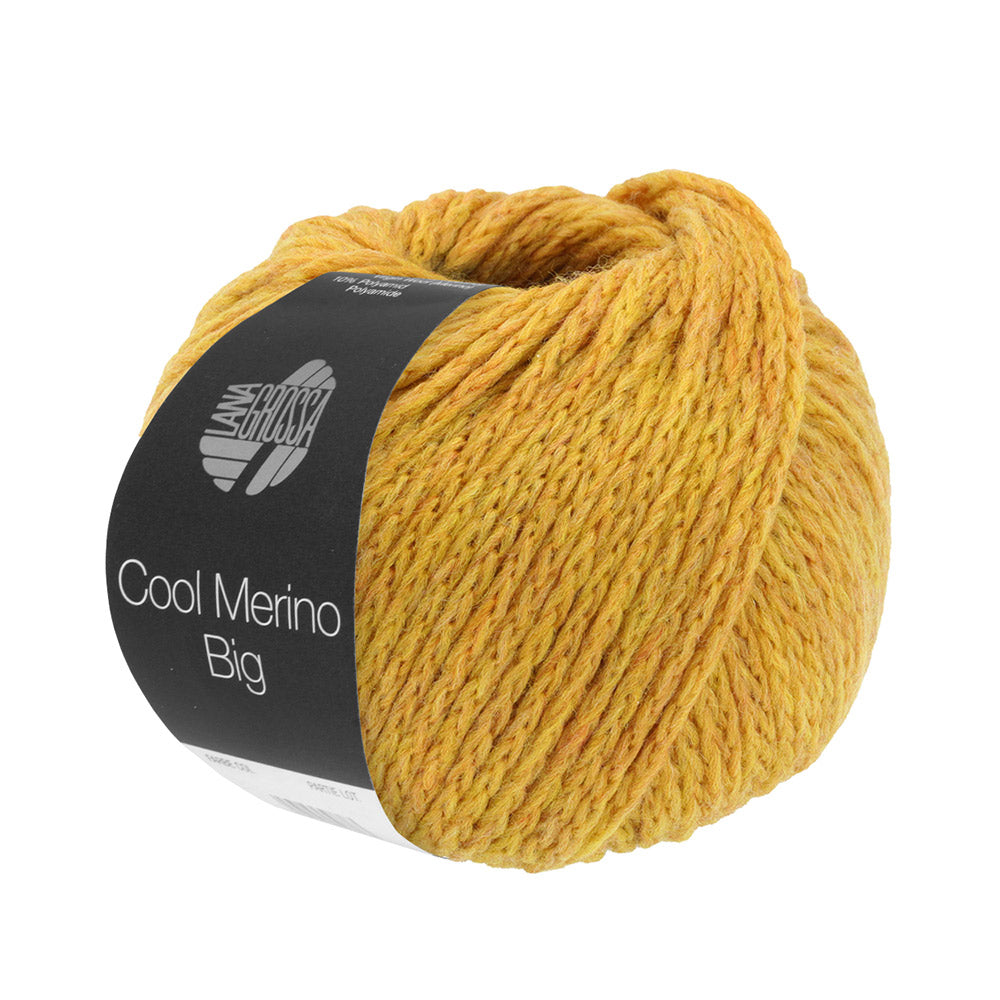 Bol Lana Grossa Cool Merino Big in kleur 214 Goudgeel - Lana Grossa Cool Merino Big 214 Goudgeel