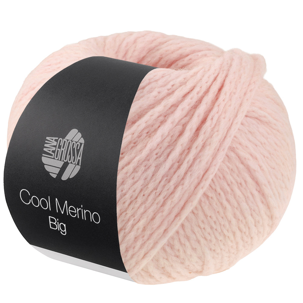 Bol Lana Grossa Cool Merino Big in kleur 242 Pastelroze - Lana Grossa Cool Merino Big 242 Pastelroze