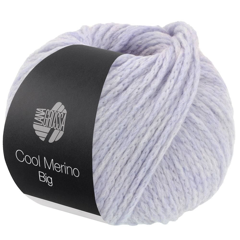 Bol Lana Grossa Cool Merino Big in kleur 243 Zacht blauwlila - Lana Grossa Cool Merino Big 243 Zacht blauwlila