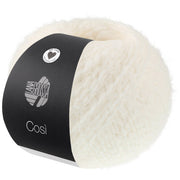 Lana Grossa Cosi 001 Wit - productfoto