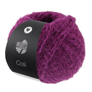 Lana Grossa Cosi 012 Donkerfuchsia - productfoto
