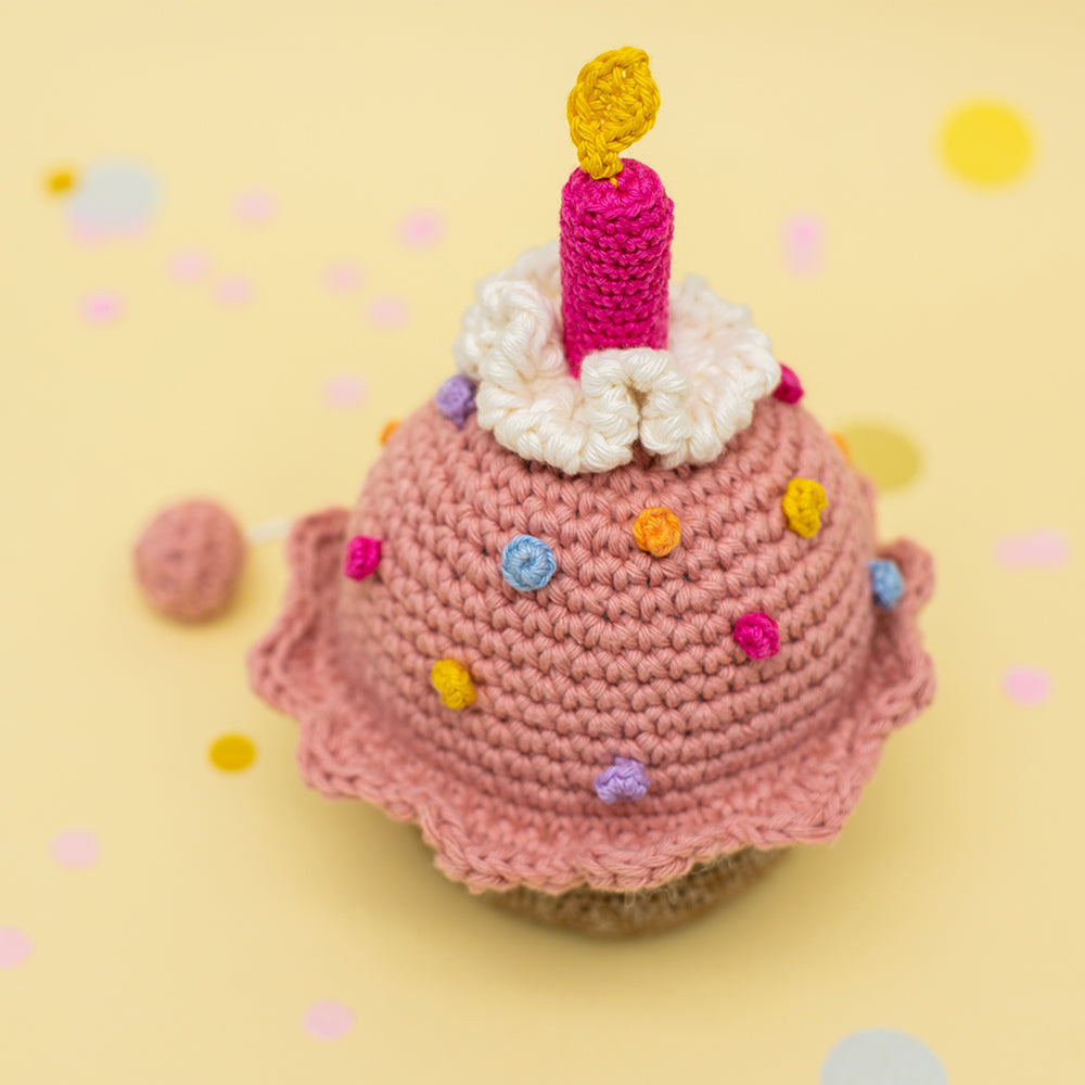 Cupcake — gemaakt met Cupcake Haakpakket