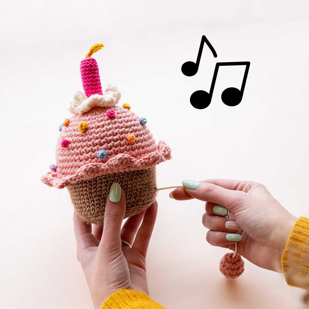 Muziek — gemaakt met Cupcake Haakpakket