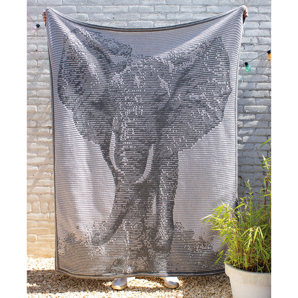 Deken Stampede Garenpakket en Haakpakket