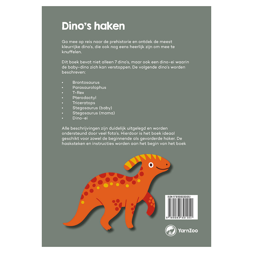 Achterkant dinos haken — gemaakt met Dino's haken - YarnZoo