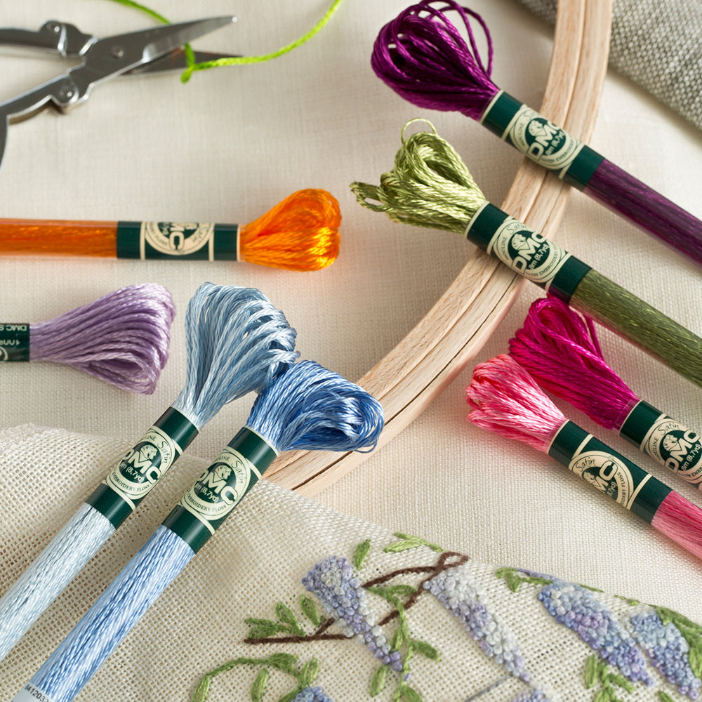 Naamloos — gemaakt met DMC 1008F Mouliné Satin Borduurgaren 8m S601