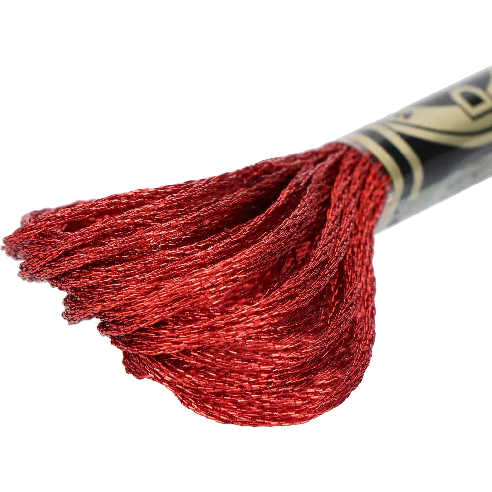 DMC 317W Mouliné Metallise Borduurgaren 8m E321 (2)