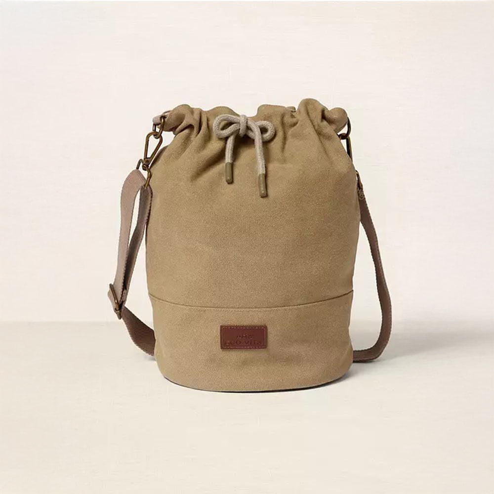 DMC Eco Vita Cross bucket schoudertas 32x33cm Beige