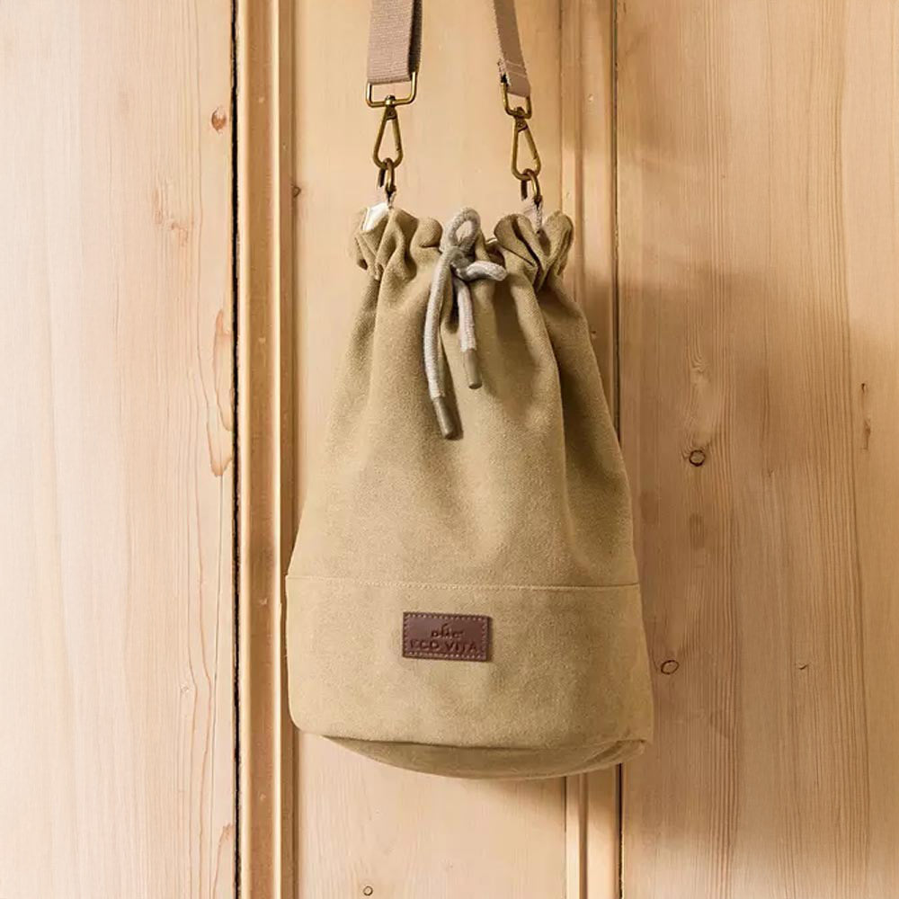 DMC Eco Vita Cross bucket schoudertas 32x33cm Beige (5)