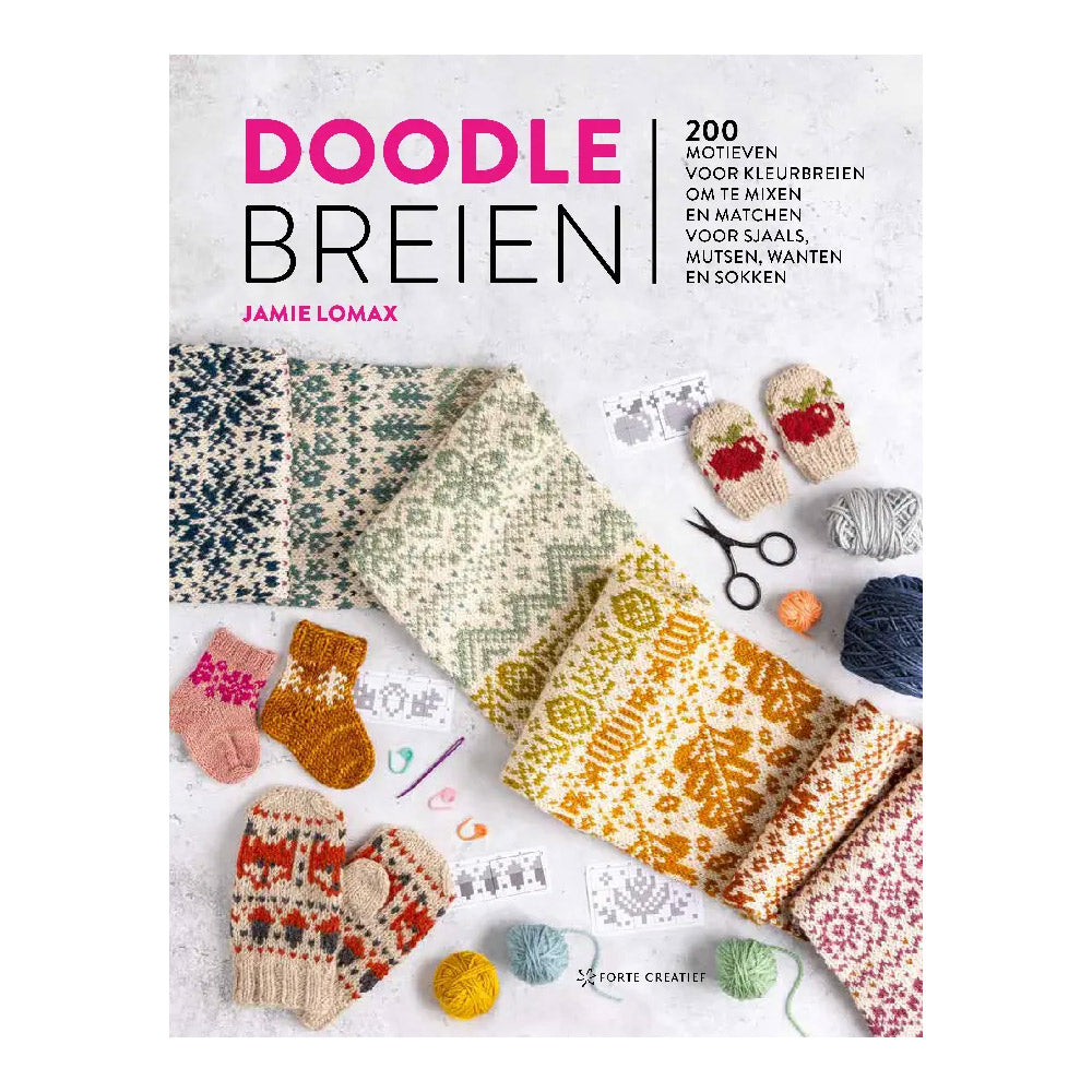 Doodle breien -Jamie Lomax - 200 kleurbreipatronen & motieven