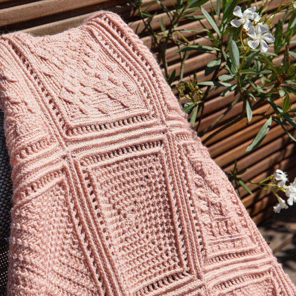 Rose — gemaakt met Droomdeken 8.0 CAL (haken) Yarn and Colors Joy