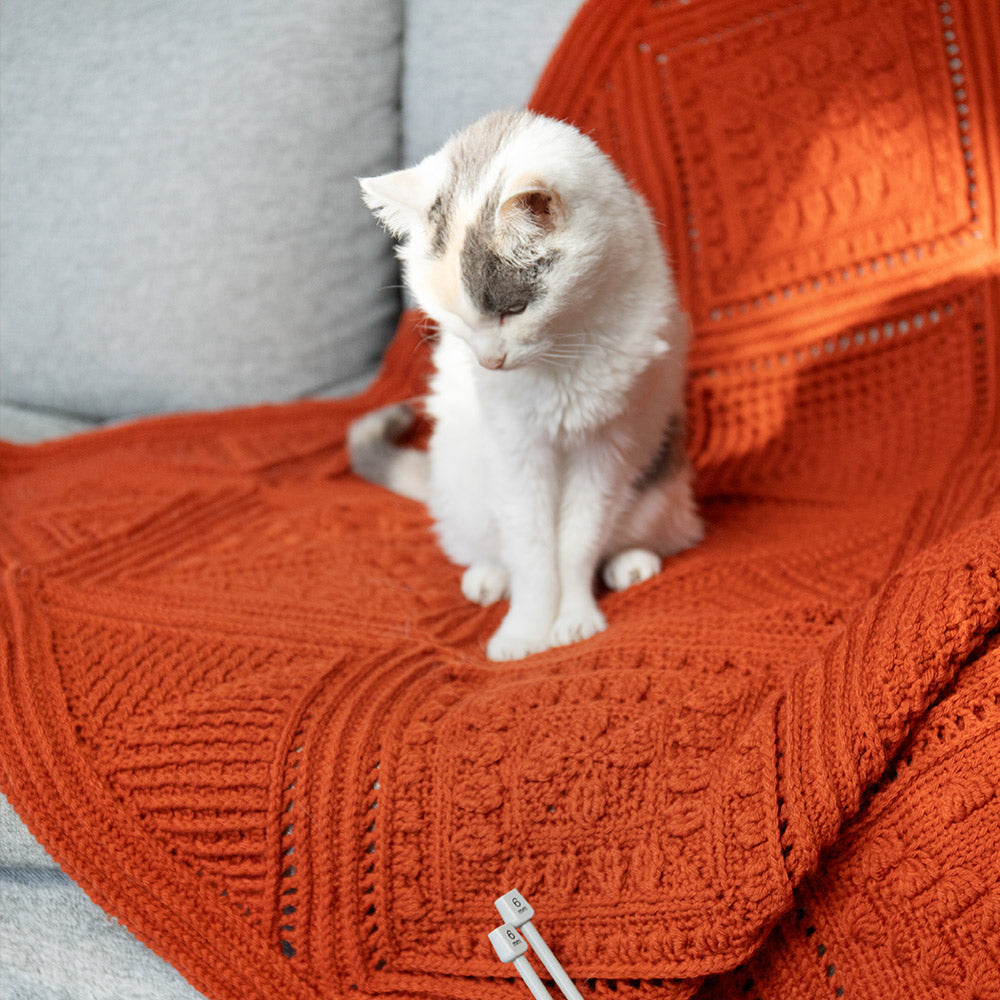 Chestnut — gemaakt met Droomdeken 8.0 CAL (haken) Yarn and Colors Joy