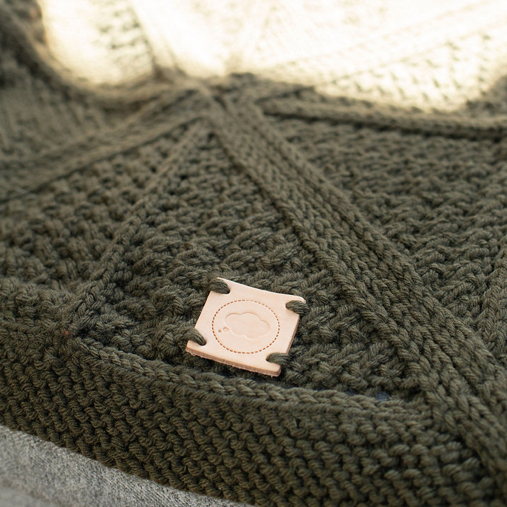 Khaki — gemaakt met Droomdeken 8.0 KAL (breien) Yarn and Colors Happy (3)