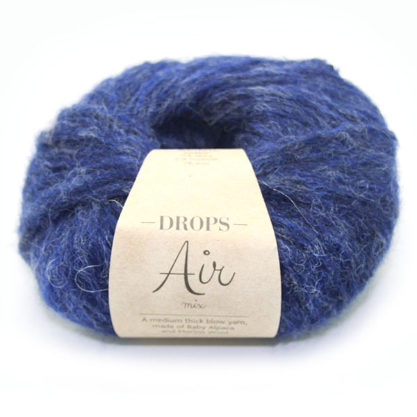 Drops Air Mix 009 Marineblauw