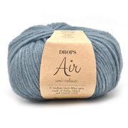 Drops Air Uni Colour 017 Denimblauw
